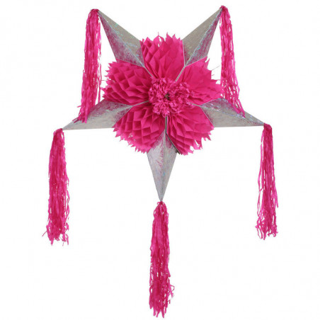 Piñata plegable rosa