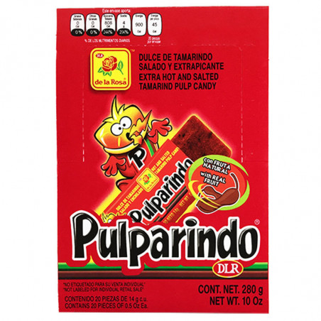 Caja de Pulparindo extrapicante