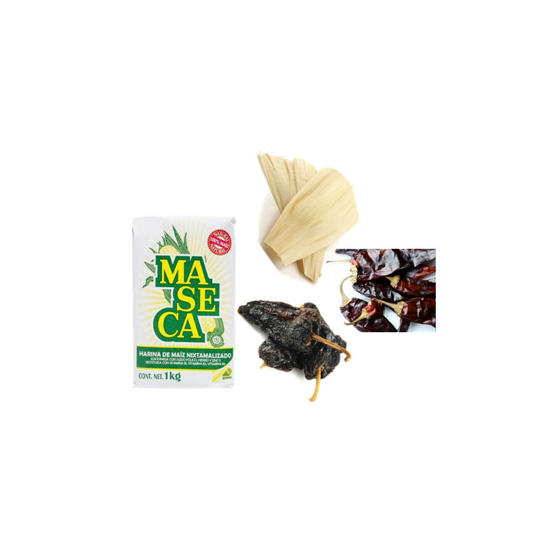 Kit tamales rojos Maseca