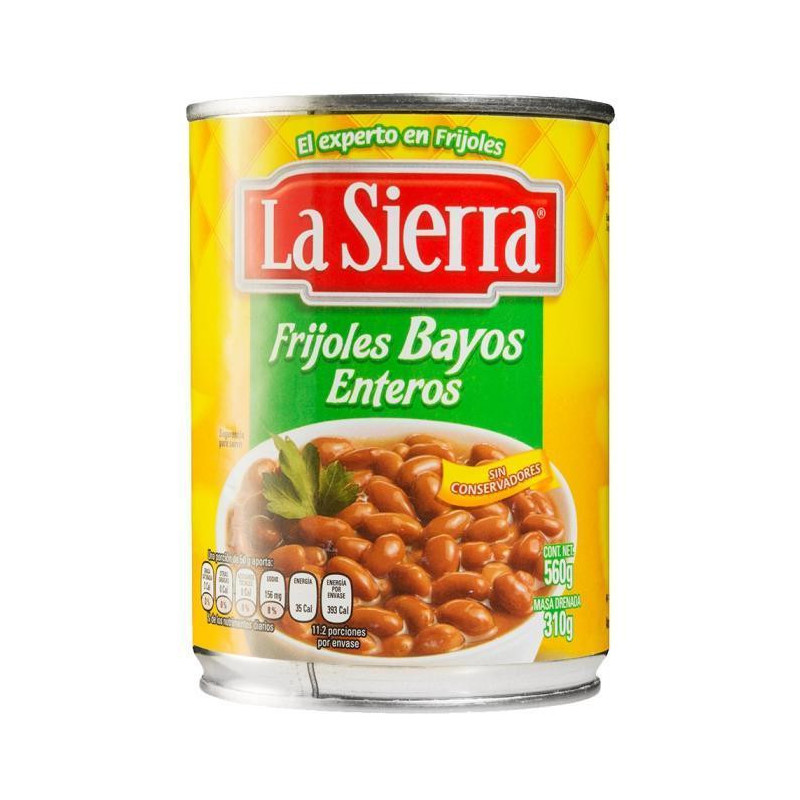Frijoles bayos enteros La Sierra
