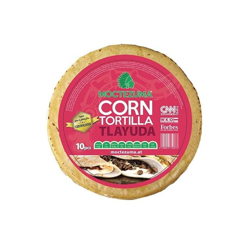 Tortillas de maiz nixtamalizado 24cm