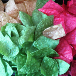 Tortillas pour frire tricolor