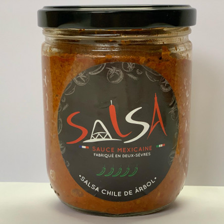 Salsa de chile de arbol