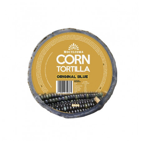 Tortillas de maiz azul 15cm