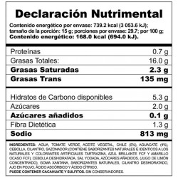 Sauce guacamole cremosa herdez