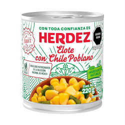 Elote con chile poblano 220gr