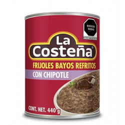 Frijoles bayos refritos con...