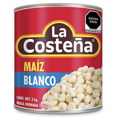 Maiz para pozole precocido 820gr La Costeña