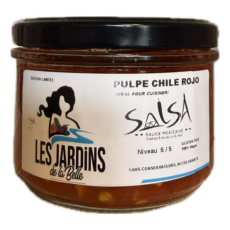 Pulpe de piment jalapeno rouge