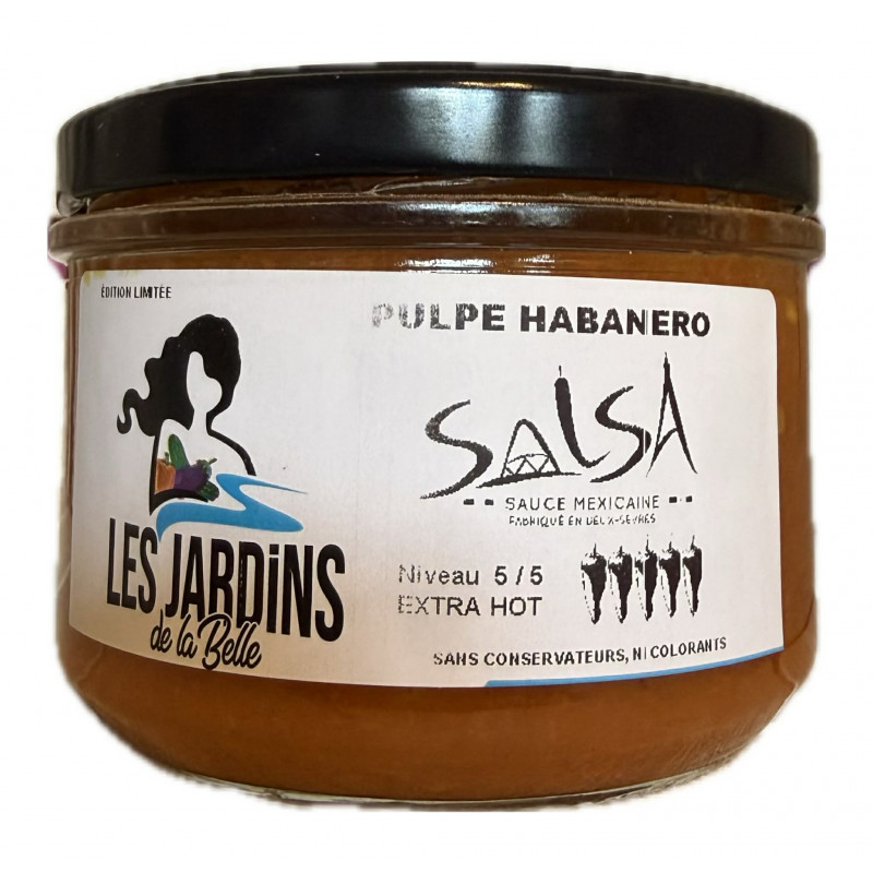 Pulpa de chile de habanero